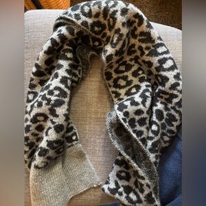 Ann Taylor Loft Cheetah Print Infinity Scarf